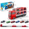 Demero Transport Truck Toy with Cars Portable Truck Toy with