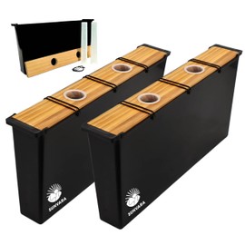 Bee Feeder Frame 2 Pack – Beehive Feeders for Inside Hives, Honey Bee Hive Feeder, Deep Frame Feeders for Bee Hives