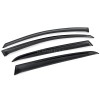 SDZ Smoke 4 Pcs Front Rear Window Visor Sun Vent
