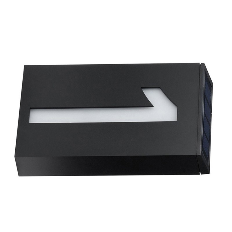 Solar House Number Solar Powered 1000mAh Rechargeable LED Illuminated Address