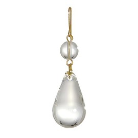 B&P Lamp® 1-1/8 Inch Clear Tear Drop W/Bead