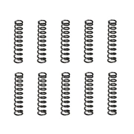 DTGN 1.2x8x40mm(DxODxL) Compression Spring - 10Pack - Good for Machinery - Spring Steel Extension Spring - Black