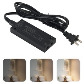 VST 22W LED Power Supply 100V-240V AC to 12V DC Low Voltage LED Transformer with 12V JST Ports, ETL Certified White Dimmable LED Driver
