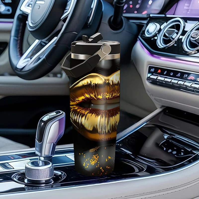 Innovative Features Custom 30oz Insulated Cup with Reusable Strawcapacity: 30