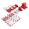 Safety Lockout Tagout Kit Lockset Fitting Tools Multifunctional Portable with