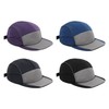 Clakllie Nylon 5 Panel Baseball Cap Flat Brim Running Cap