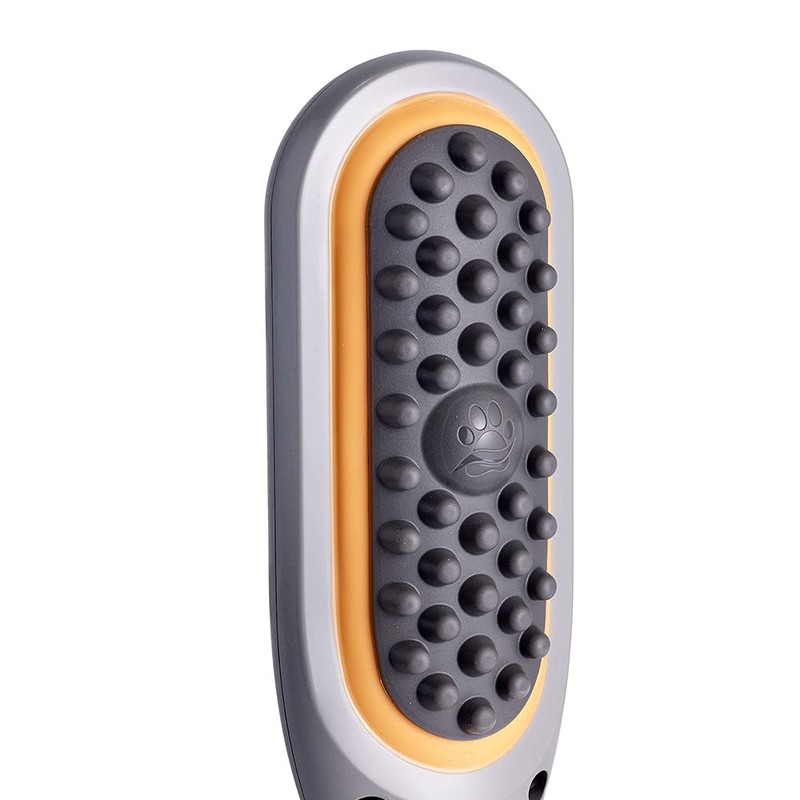PAW WAVE Buzz Therapeutic Brush Vibration Pet Massager for Dogs