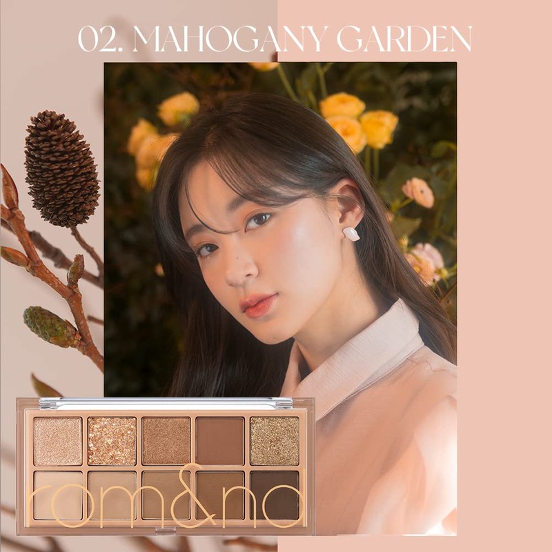 rom&nd Better Zan Palette (02 MAHOGANY GARDEN)