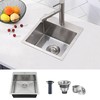 Comllen 15 x 15 inch Drop in Bar Sink, 18