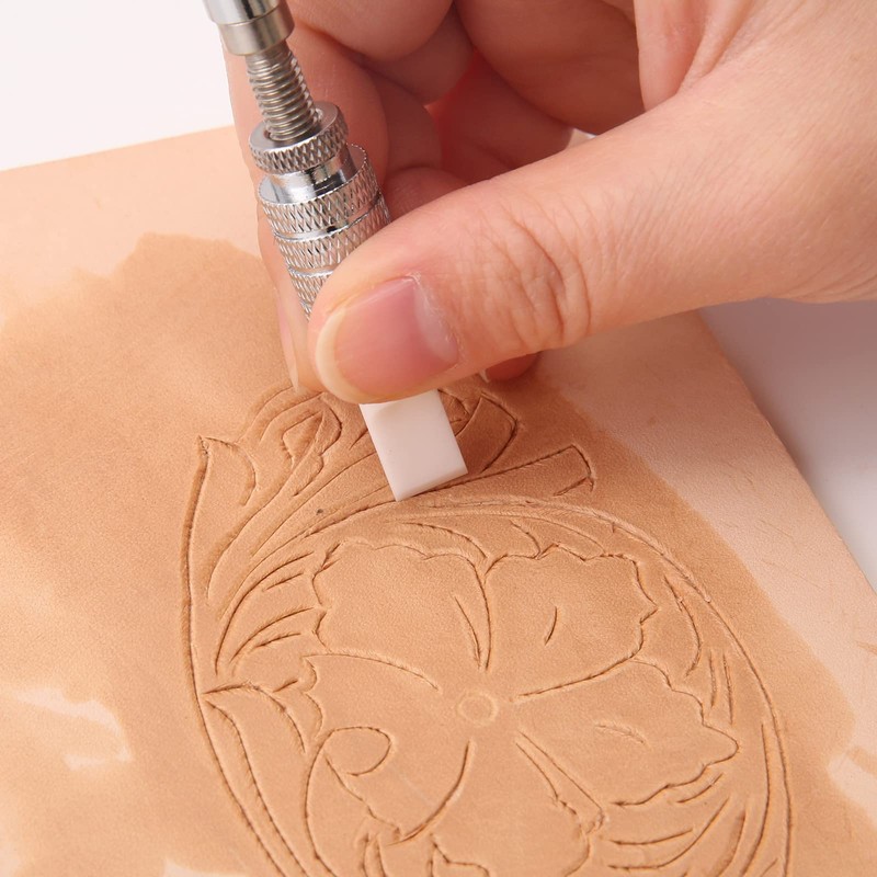 Aiegiuor Skiving Knife for Leather Work Leather Carving Tooling Graving