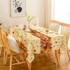 Thanksgiving Disposable Rectangle Plastic Tablecloth – 3 Pack, Fall Maple