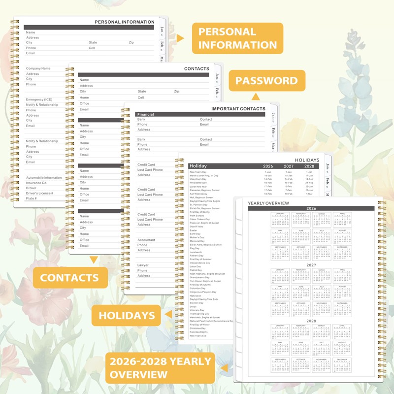 2026-2028 Monthly Planner/Calendar - 2 Year Monthly Planner 2026-2028, Jul.
