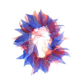 Midlee Small Patriotic Dots 4th of July Dog Collar