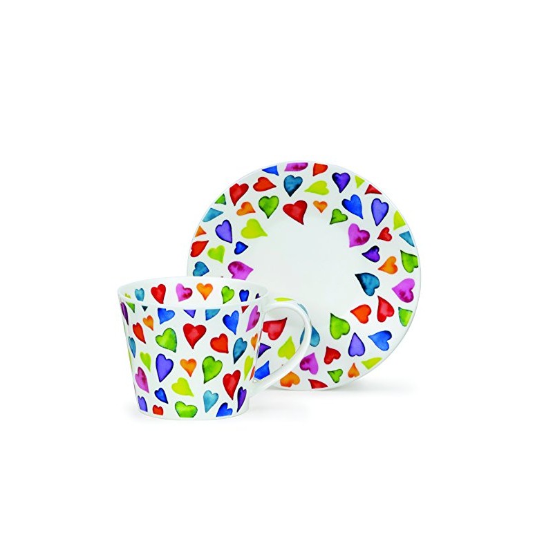 DUNOON Islay Warm Hearts Dunoon Tasse Untertasse