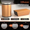 Rolling Knife Sharpener – Kitchen Knife Sharpener with Diamond Grinding