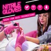 JFA Medical Large Size Disposable Powder Free Pink Nitrile Gloves