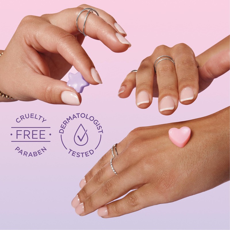 Jergens Cherry Almond Lotion Bursts, Squishy Heart-Shaped Moisturizer Bursts, Lotion