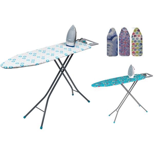 Optimal Products Lightweight Folding Ironing Board Small/Medium/Large/Extra Large Table Top Ironing Board Iron Board Iron Rest (Medium (105 x 33 cm))