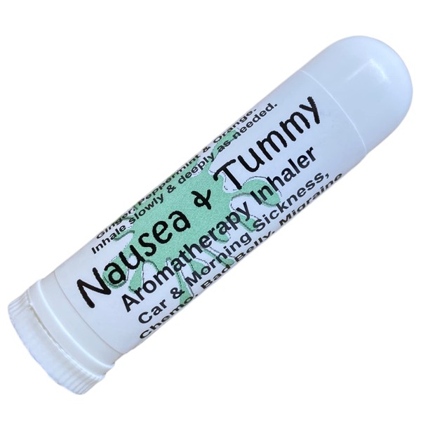 Urban ReLeaf NAUSEA & TUMMY Aromatherapy Inhaler! Relief Car, Morning Sickness, Chemo Queasiness, Bad Belly, Migraine Quease, Medication illness! Inhale Deeply for fast relief. 100% Natural, Drug Free