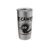 Black Crow, F-Caw-F Funny Black Bird Stainless Steel Insulated Tumbler