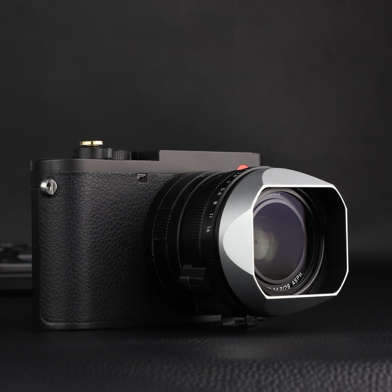 Haoge Metal Square Lens Hood for Leica q3 Q2 Q