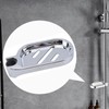 Clip-on Bathroom Soap Holder,ABS Shower Soap Dish Shower Rail Soap