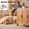 Reusable Furniture Sliders for Carpet, Moving Pads (3 1/2 in,