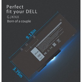 GJKNX Battery, For Dell Latitude 5580 battery, for DELL Latitude 5480 5580 5280 5288 5290 5488 5490 5491 5495 5590 5591 E5480 E5580 E5590 E5490 Precision 15 3520 3530 GD1JP DY9NT 0DY9NT 5YHR4 451-BBZG