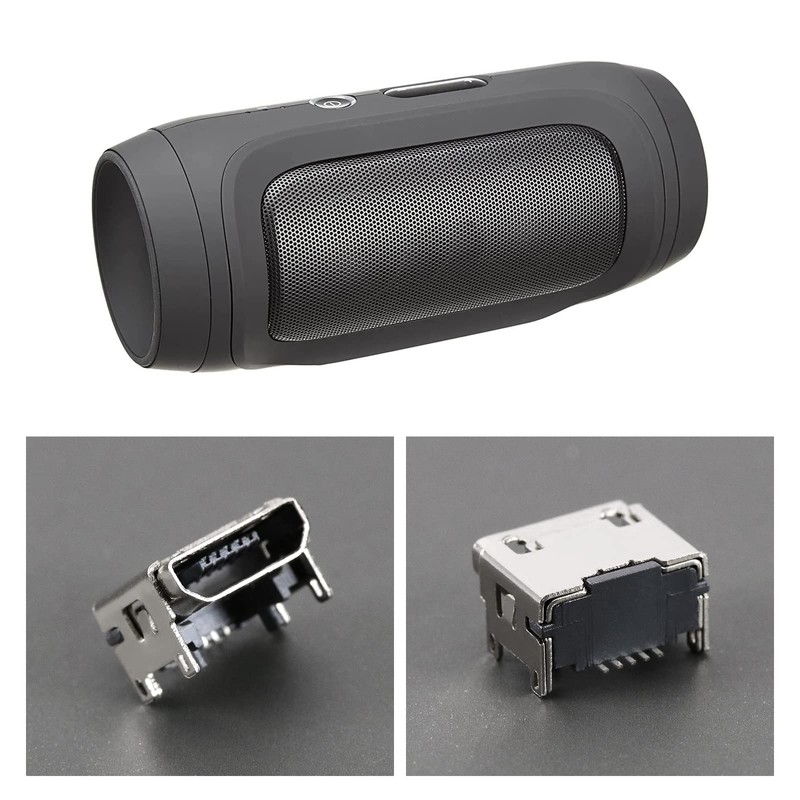 VGOL Pack of 5 Micro USB Charging Port Replacement Compatible