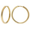 trendor Earrings 925 Silver Gold-Plated Folding Hoop Earrings Diameter 20