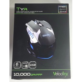 Velocilinx Tyr Optical Six Button 10,000 DPI Gaming Mouse USB Interface