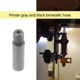 EMSea 3D Printer Nano Coated Bimetal Heatbreak Titanium Copper Throat Bimetal Heatbreak Compatible with Creality Ender3 Pro/Ender 5 Pro Plus