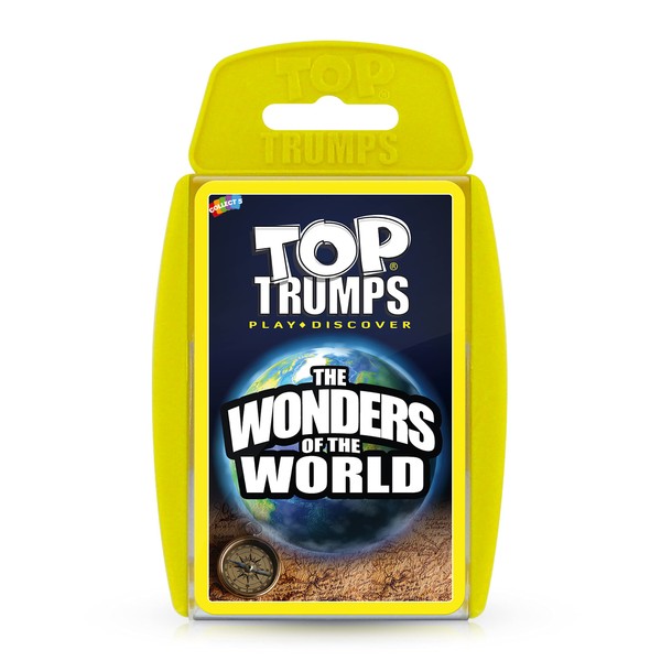 Top Trumps Wonders of The World Card Game English Edition, Educational Card Game Fun for The Whole Family (WM03256-EN2-6)