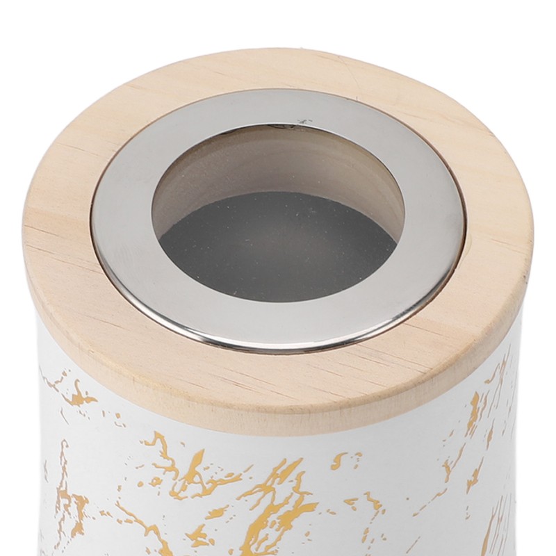 Coffee Bean Canister Airtight Stainless Steel Visible 800ml with Spoon