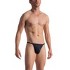 Olaf Benz Men's Blu 1200 Beach Tanga Swim Brief (Black/S)