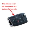 Silicone Key Cover Case Remote Fob Protector fit for VW