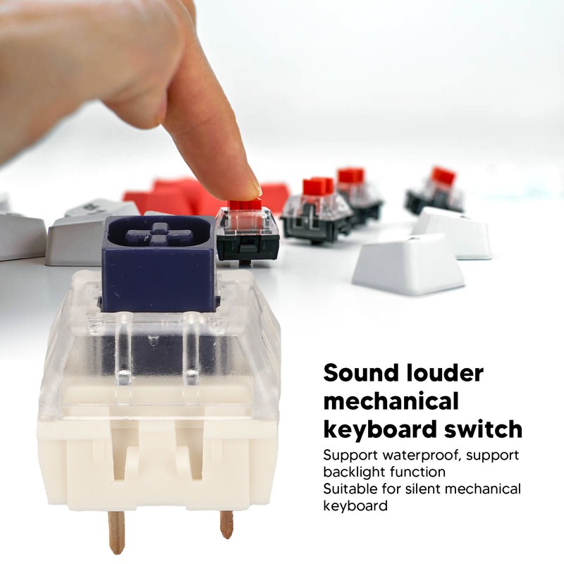 30pcs Mechanical Keyboard Switches Waterproof Backlight DIY Keyboard Switch for
