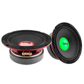 DS18 PRO-X6.4RGBCAP 6.5" Mid-Range Loudspeaker 500 Watts 4-Ohms Car Speaker with RGB LED Lights - Premium Quality Pro Audio Door Speakers for Car or Truck Stereo Sound System - 2 Speakers