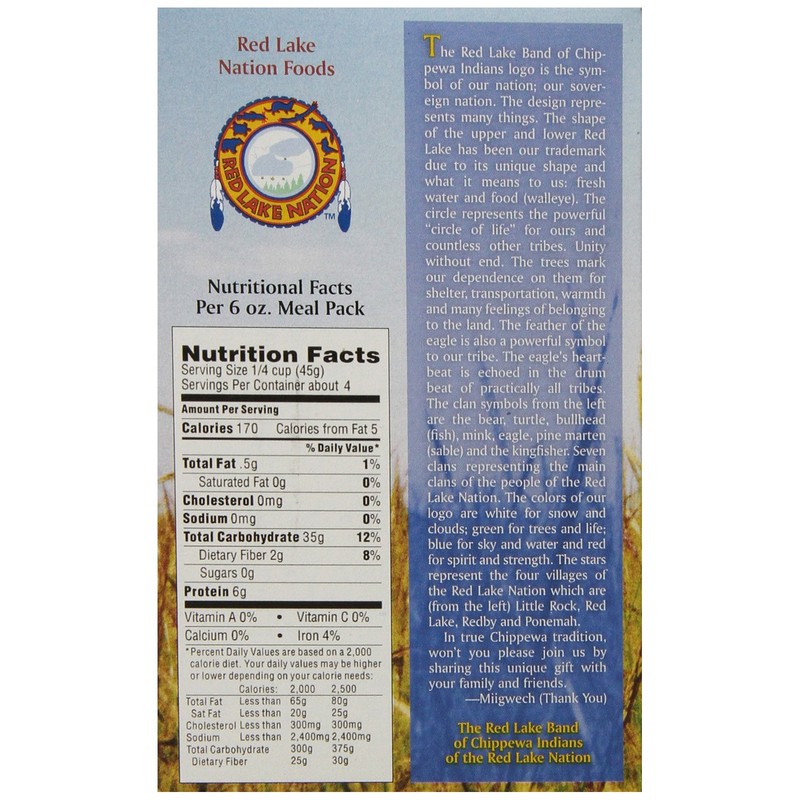 Red Lake Nation 100% All Natural Minnesota Cultivated Wild Rice
