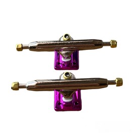 Pro Fingerboard Trucks Leefai 4.0 Upgraded baseplate with Hardware-Baseplate Color and Size (32mm,Purple)