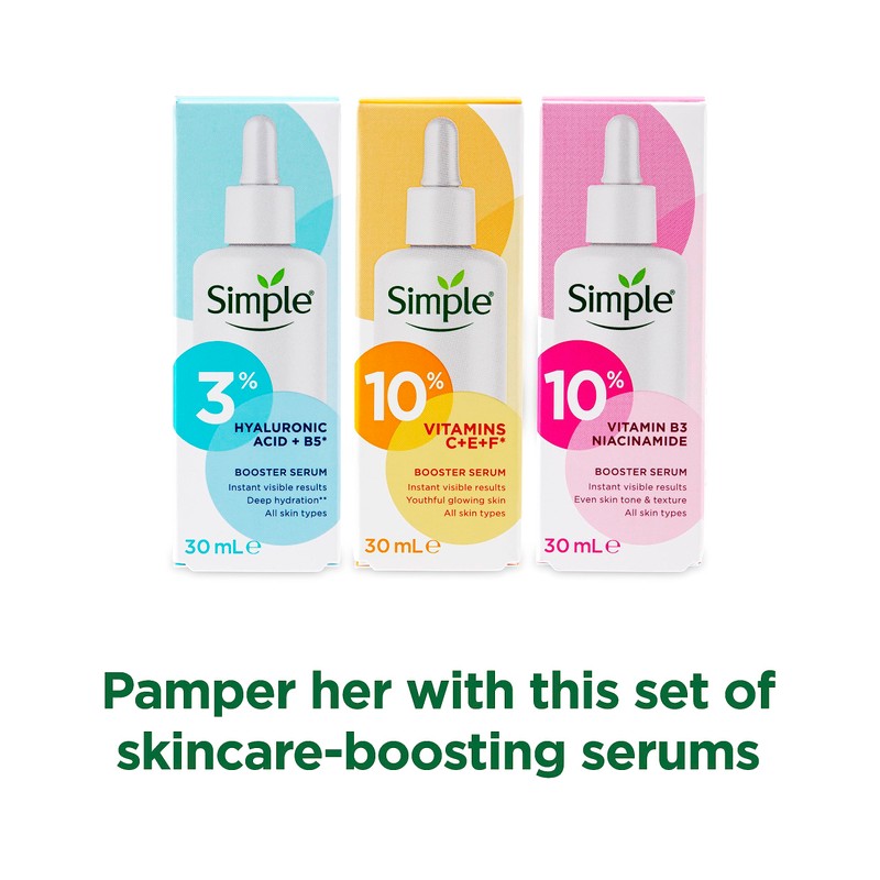 Simple Skin Kind Booster Serum Gift Set with a small