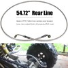 1068 Extended Front/Rear Brake Lines Fit for ATV Polaris RZR