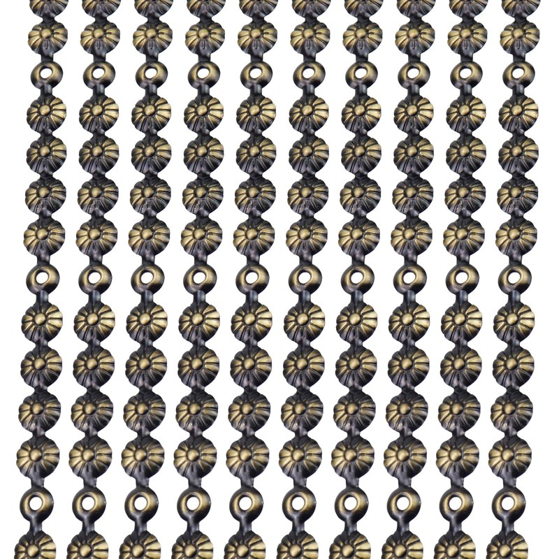 Risbay Upholstery Tacks Strips,10 Meters Dia.11mm Decorative Nail Strips/Nailhead Trims,Upholstery