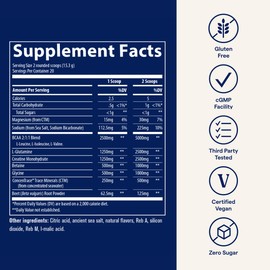 Trace Minerals Post-Workout - Post-Training Supplement for Muscle Recovery Support - Stamina, Strength & Hydration Aid - Sugar-Free, Gluten-Free & Vegan - Strawberry Lemonade - 20 Servings