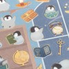 Enuby Large Clear Seal Chill Penguin | Sticker Gold Foil