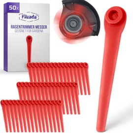 Filzada ® 50 x Grass Trimmer Blades Suitable for Gardena Edge Separators & Suitable for Gardena Trimmer - Grass Trimmer Replacement Blade - Blade for Grass Trimmer - Suitable for Gardena Grass Trimmer
