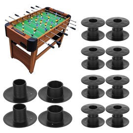 Cyrank Foosball Bearings, 10 Set Table Foosball Bushings Plastic Lightweight Foosball Table Replacement Parts Table Soccer Game Bearing
