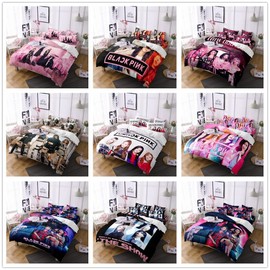 Zbeiba Bed Linen 135 x 200 cm, 3D Digital Print Children's Bed Linen Set, Boys and Girls Duvet Cover and Pillowcase (pk2B5, 135 x 200 + 2 x 80 x 80 cm)