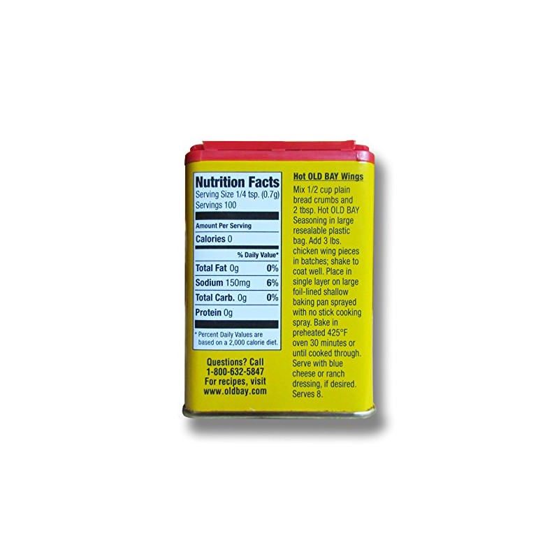 Old Bay Seasoning Hot, 2.5 oz