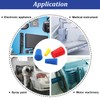 Tnisesm 100Pcs Silicone Rubber Tapered Plug Assortment Kits 1/16" to